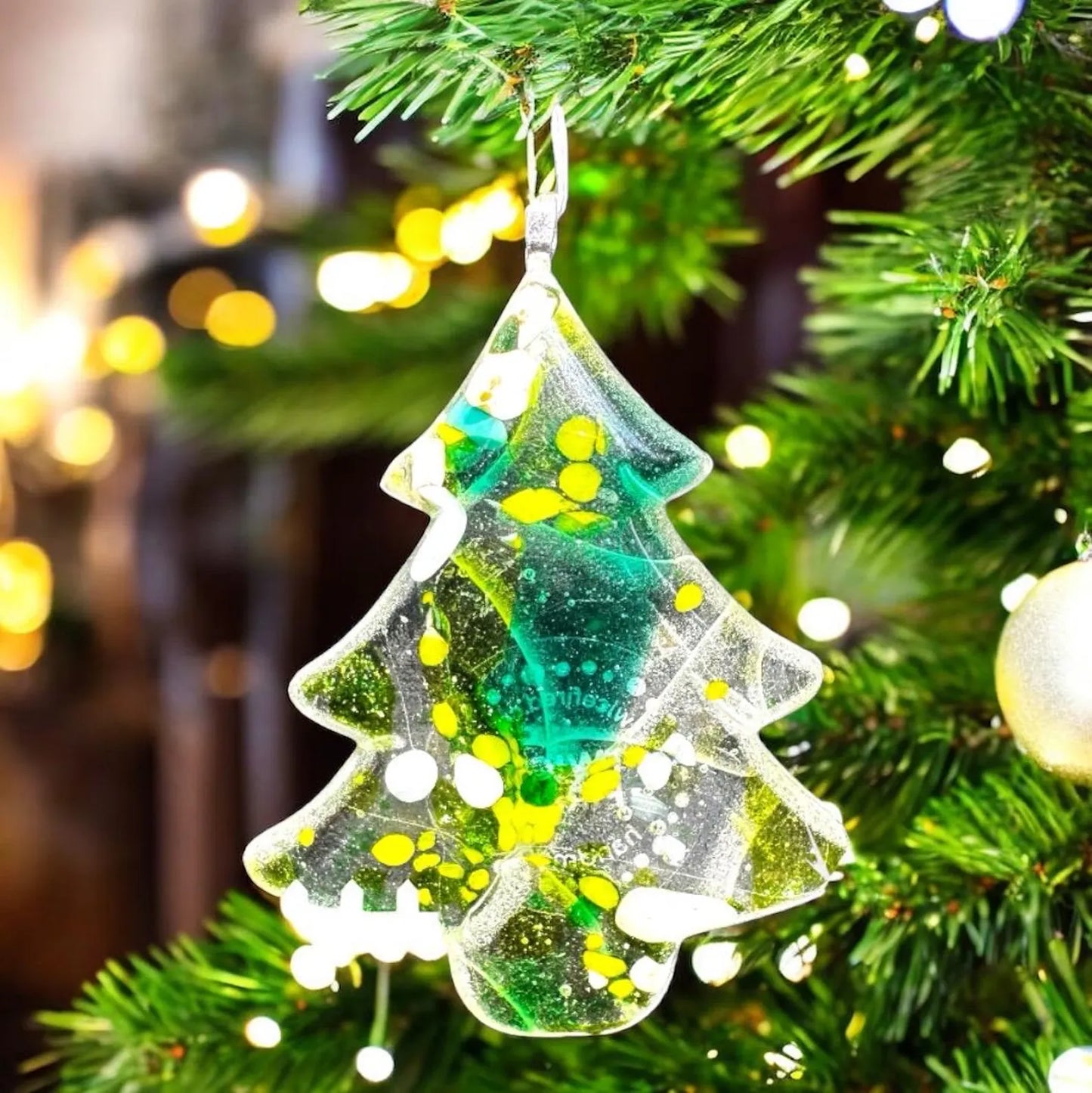 Christmas Tree - Recycled Fused Glass