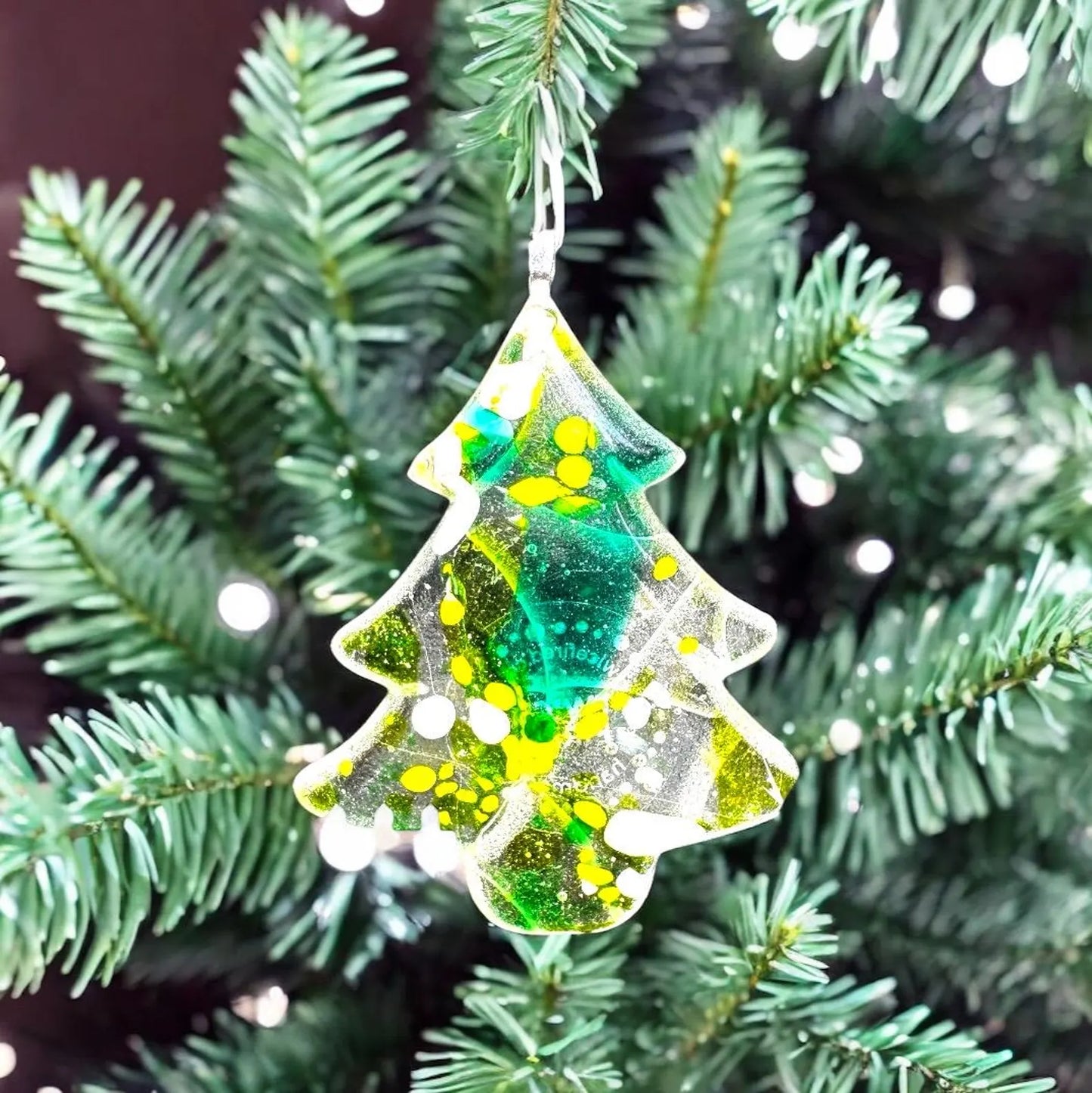 Christmas Tree - Recycled Fused Glass