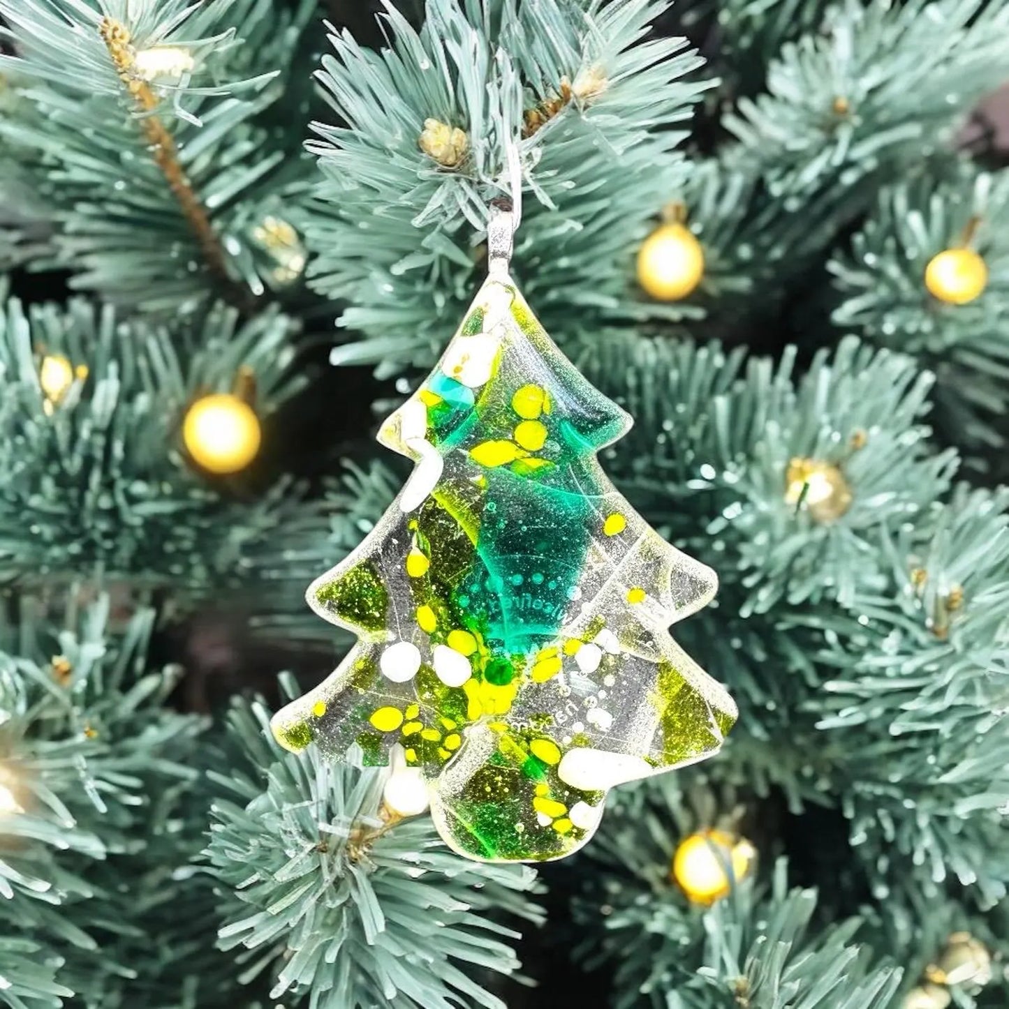 Christmas Tree - Recycled Fused Glass