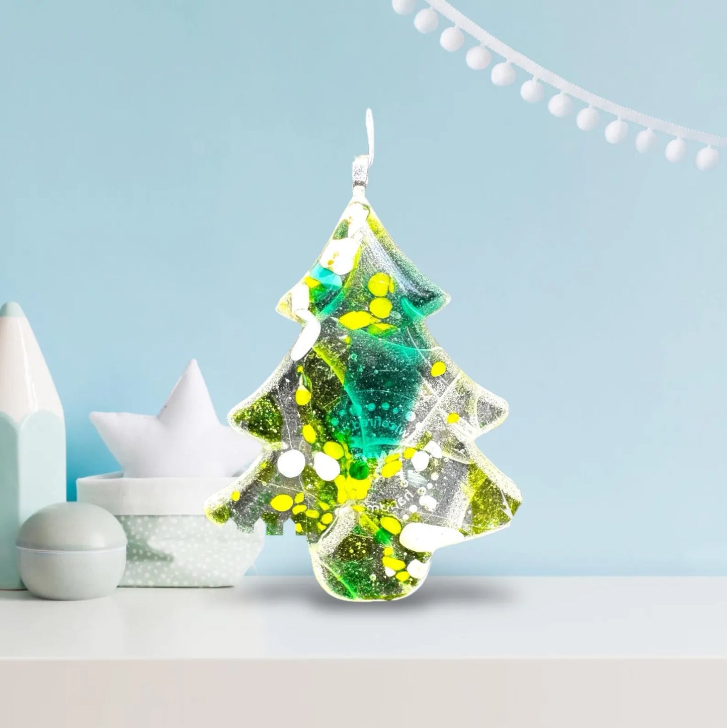 Christmas Tree - Recycled Fused Glass