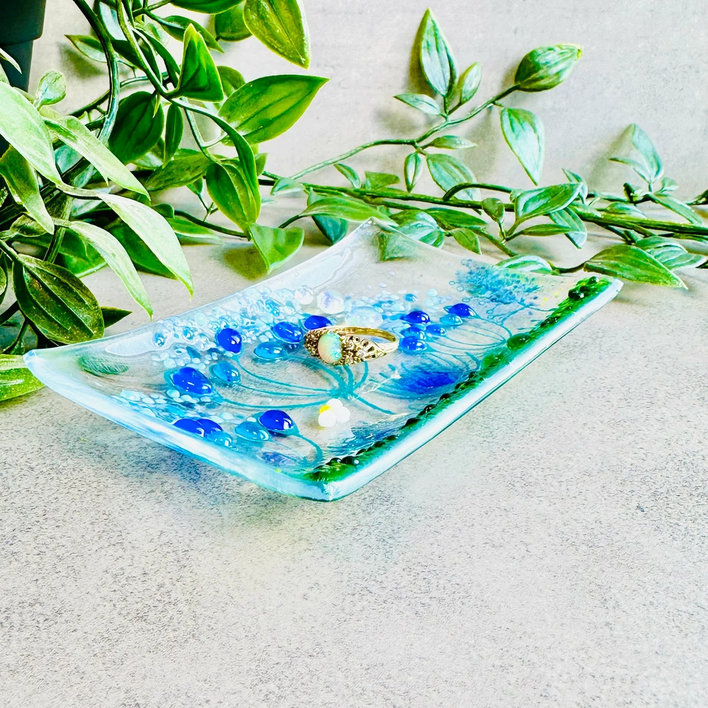 Blue Soap Dish