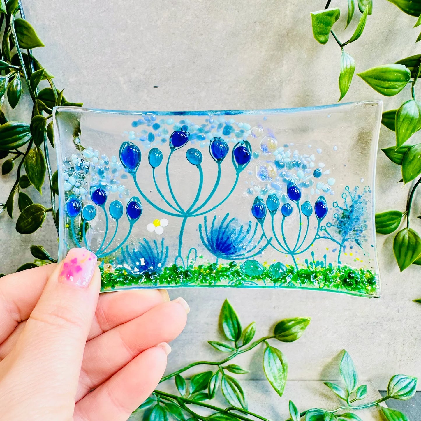 Blue Soap Dish