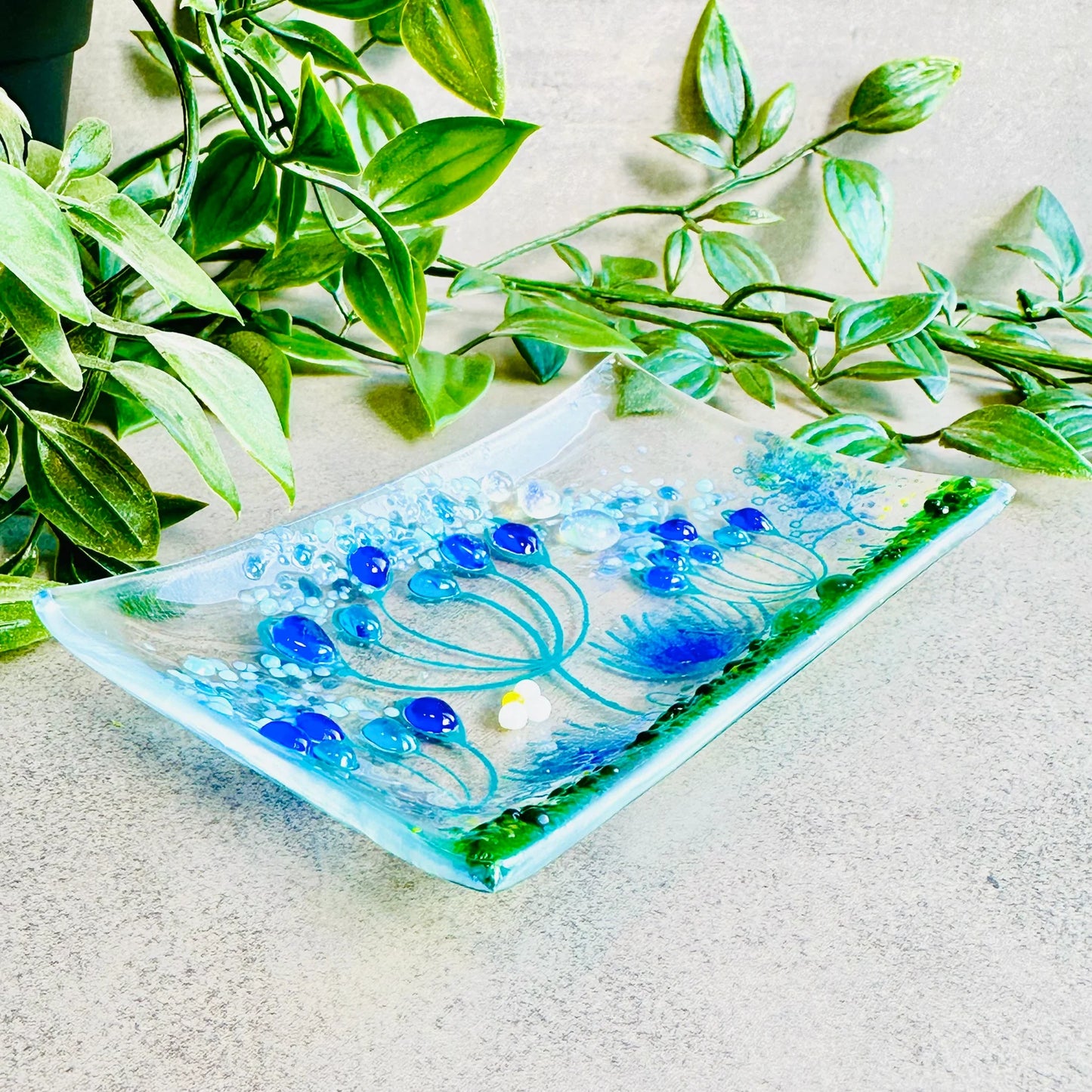 Blue Soap Dish