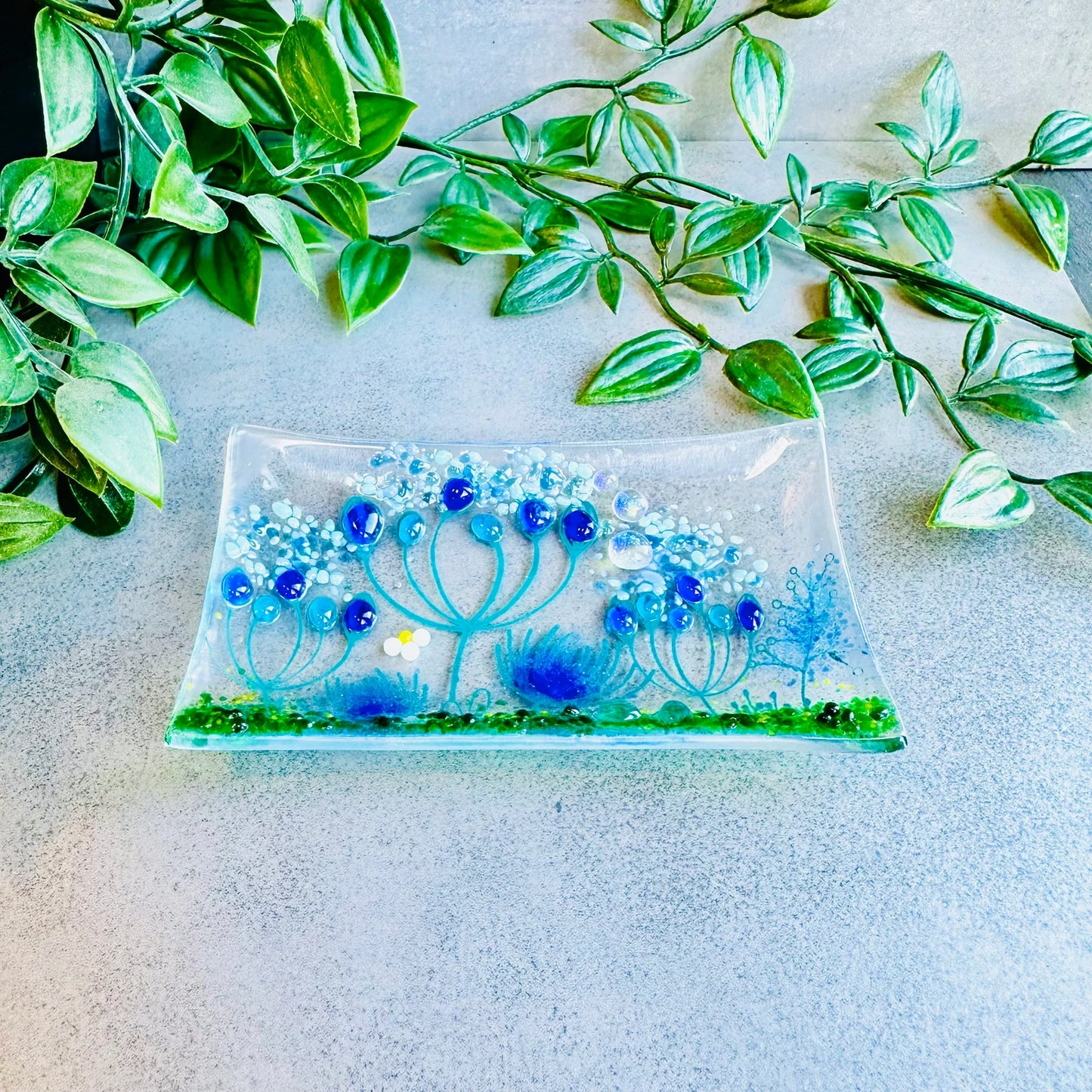 Blue Soap Dish