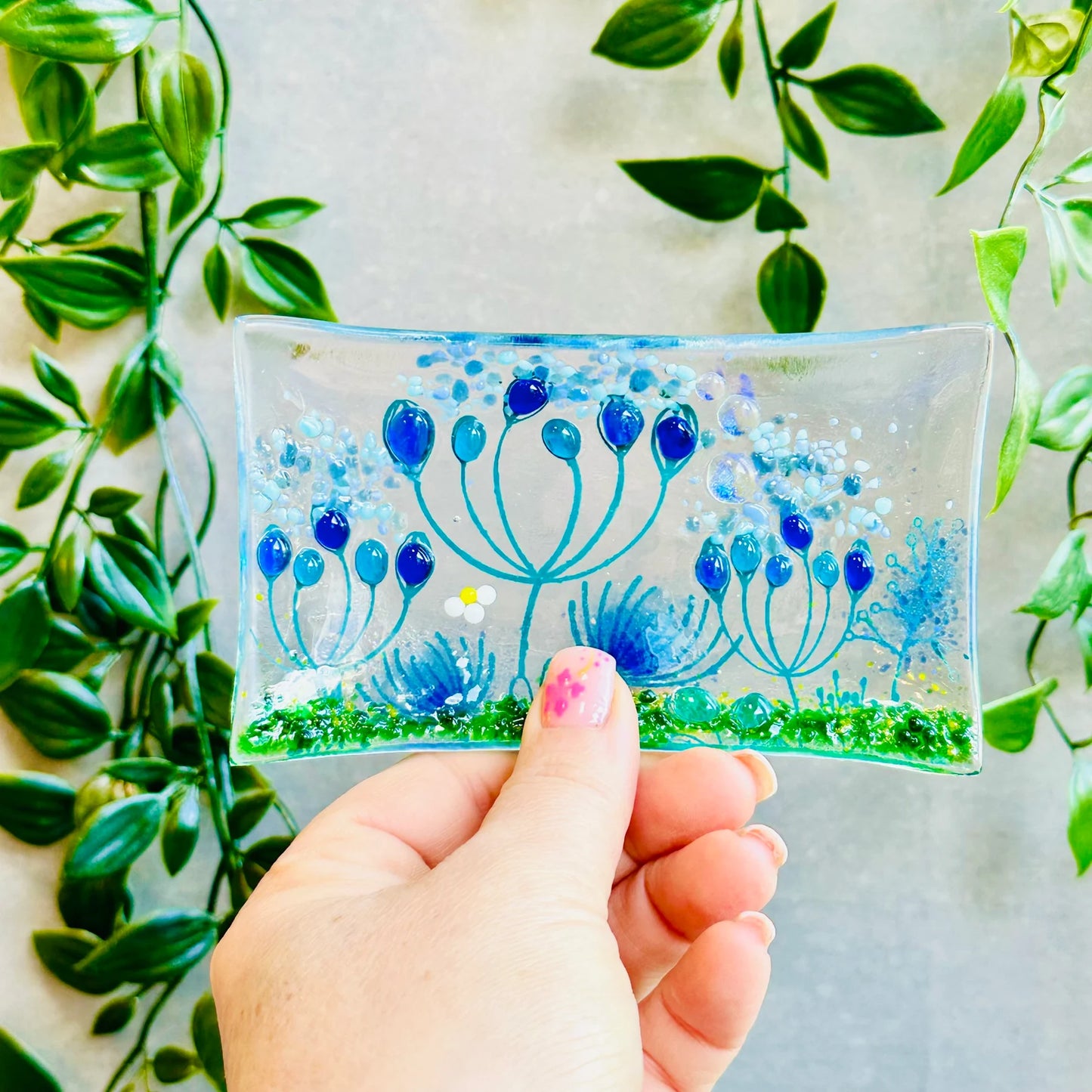 Blue Soap Dish