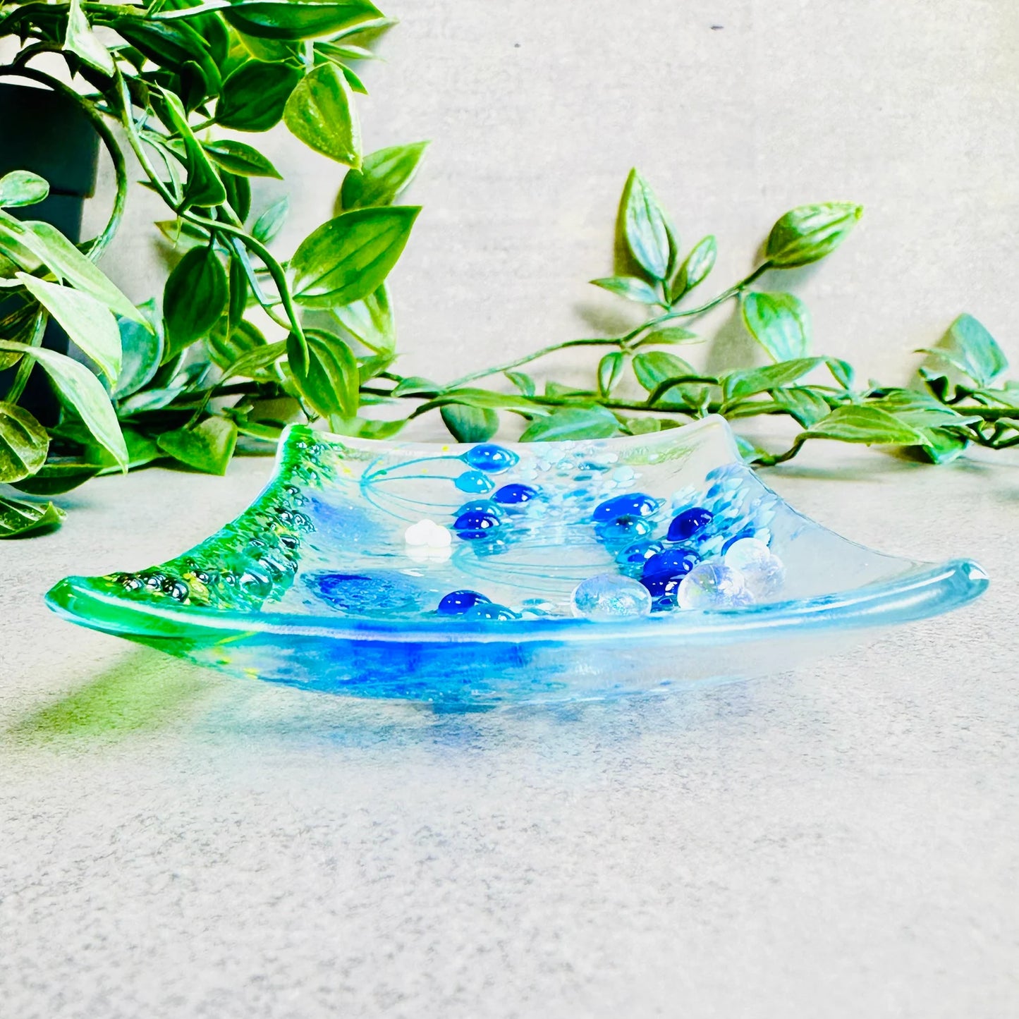 Blue Soap Dish