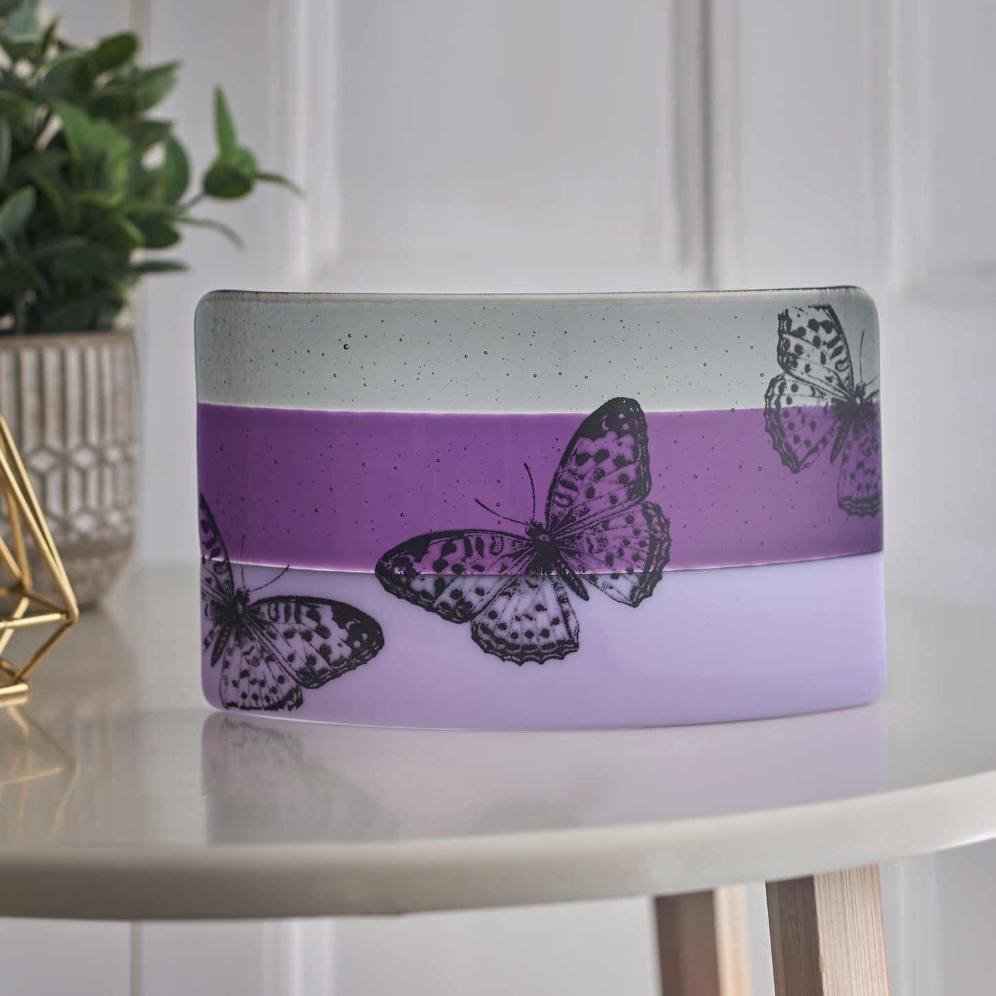 SALE Purple Butterfly Large Curve