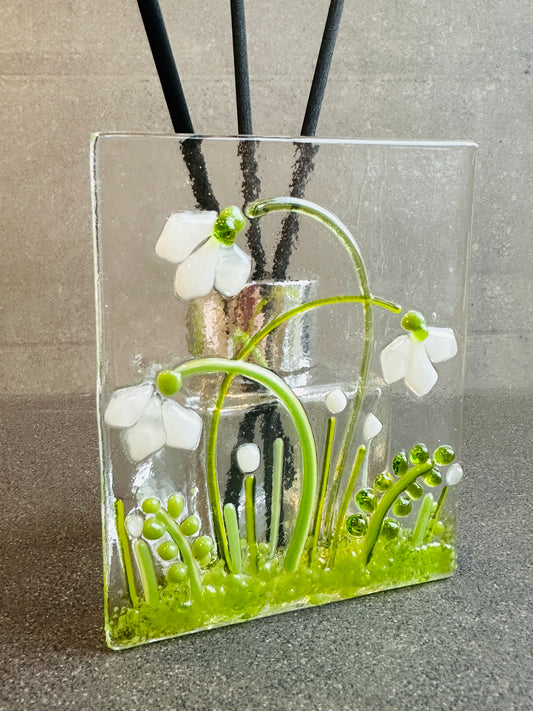 Fused Glass Snowdrop Diffuser Kit – DIY Diffuser glass kit