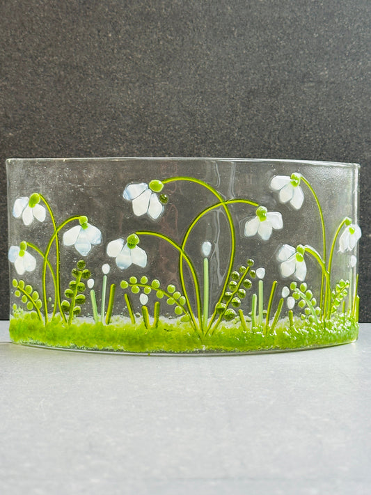 Snowdrop glass Large curve