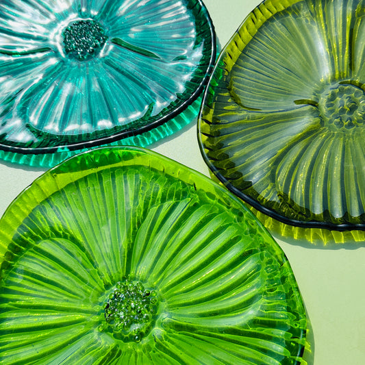 PRE ORDER - Spring Green Fused Glass Dish