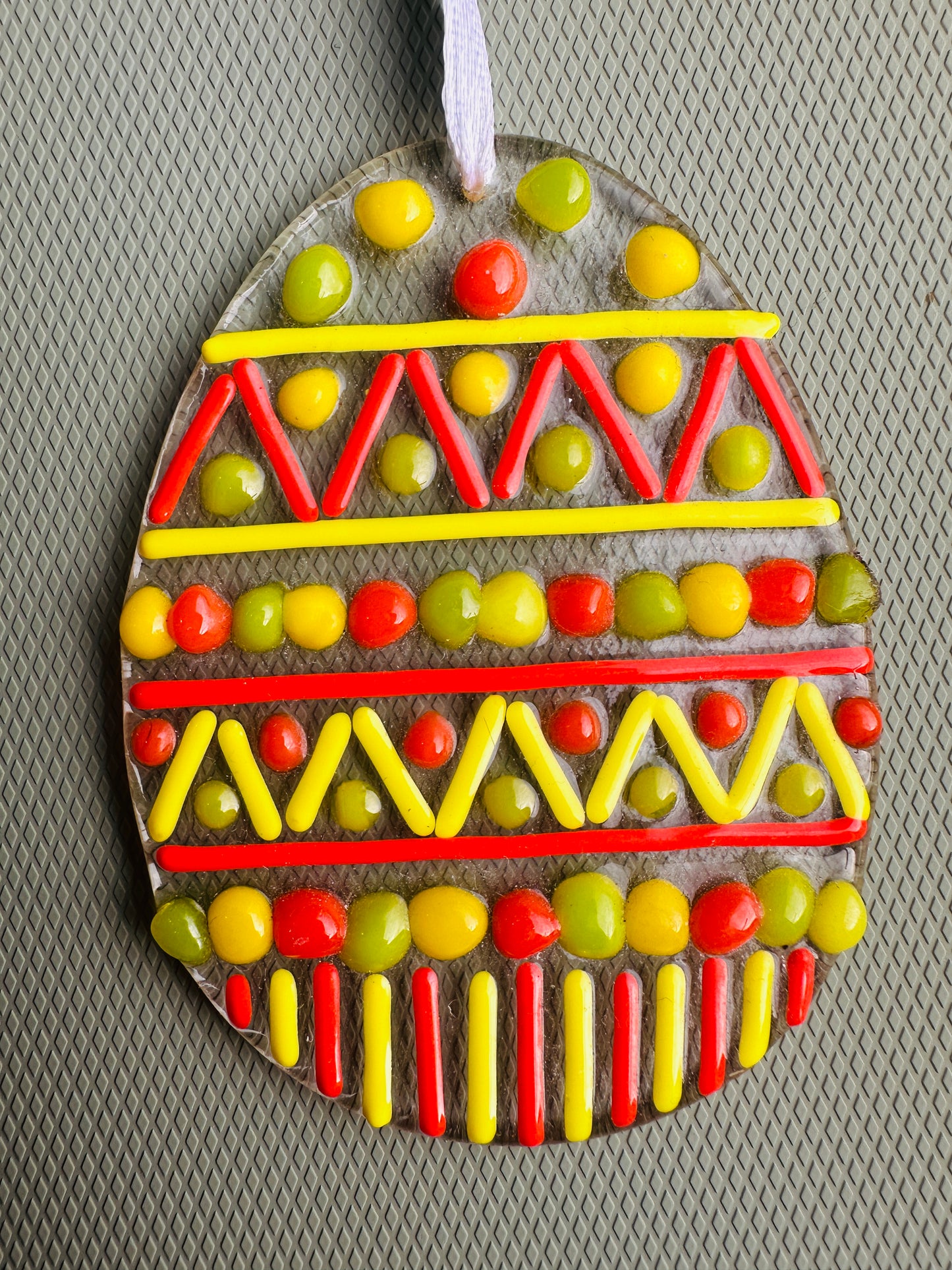 Fused Glass Easter Egg Make at Home Kit – Spring Hanging Decoration