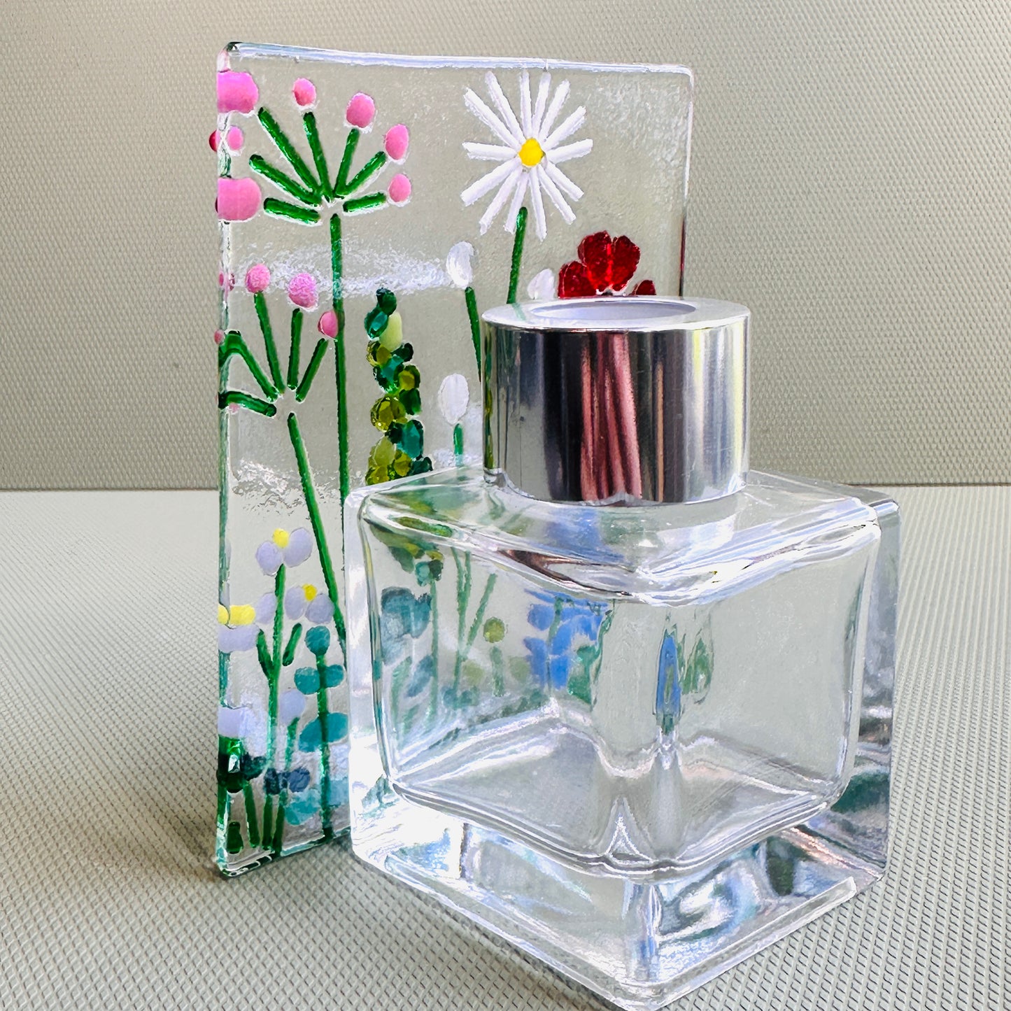 Fused Glass Spring glass Diffuser Kit – DIY Diffuser glass kit