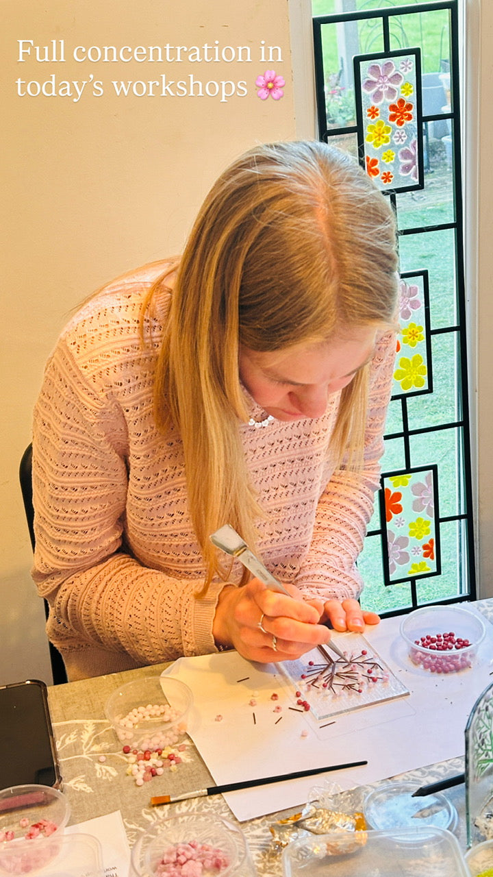 Fused Glass Workshop Voucher: Garden range: 2 hours