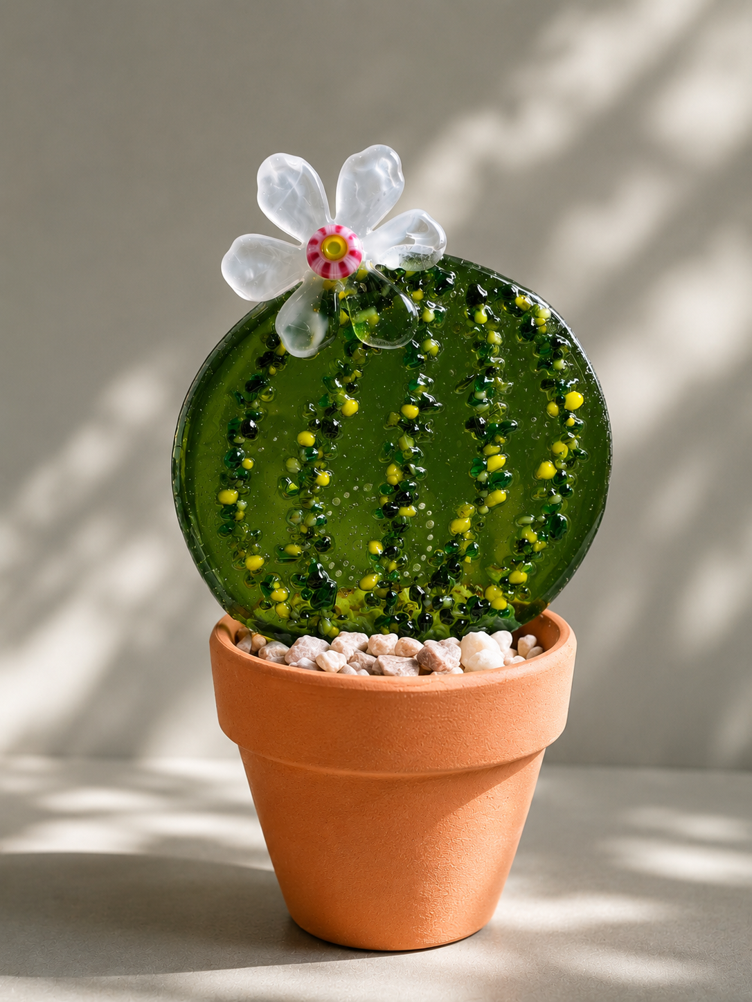 Barrel Glass Cactus