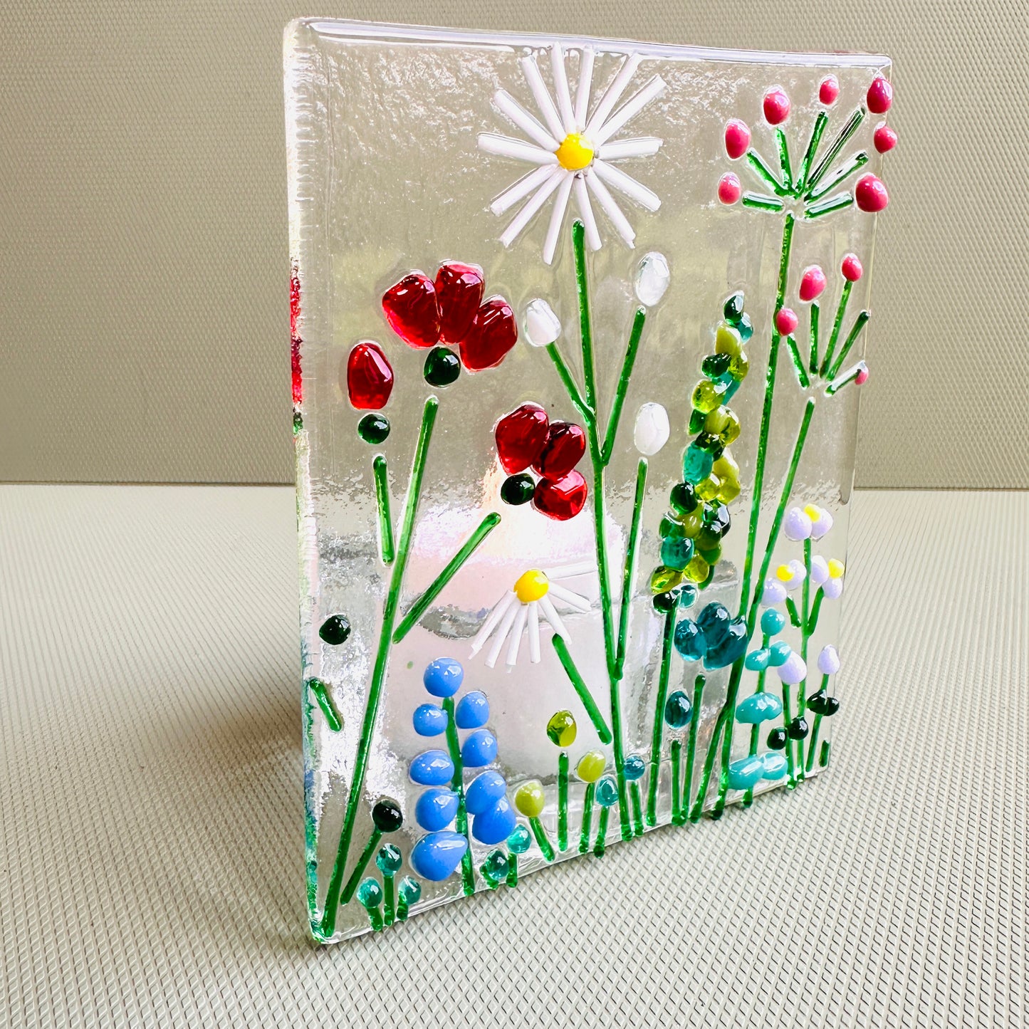 Fused Glass Spring Flower Tea Light – glass kit