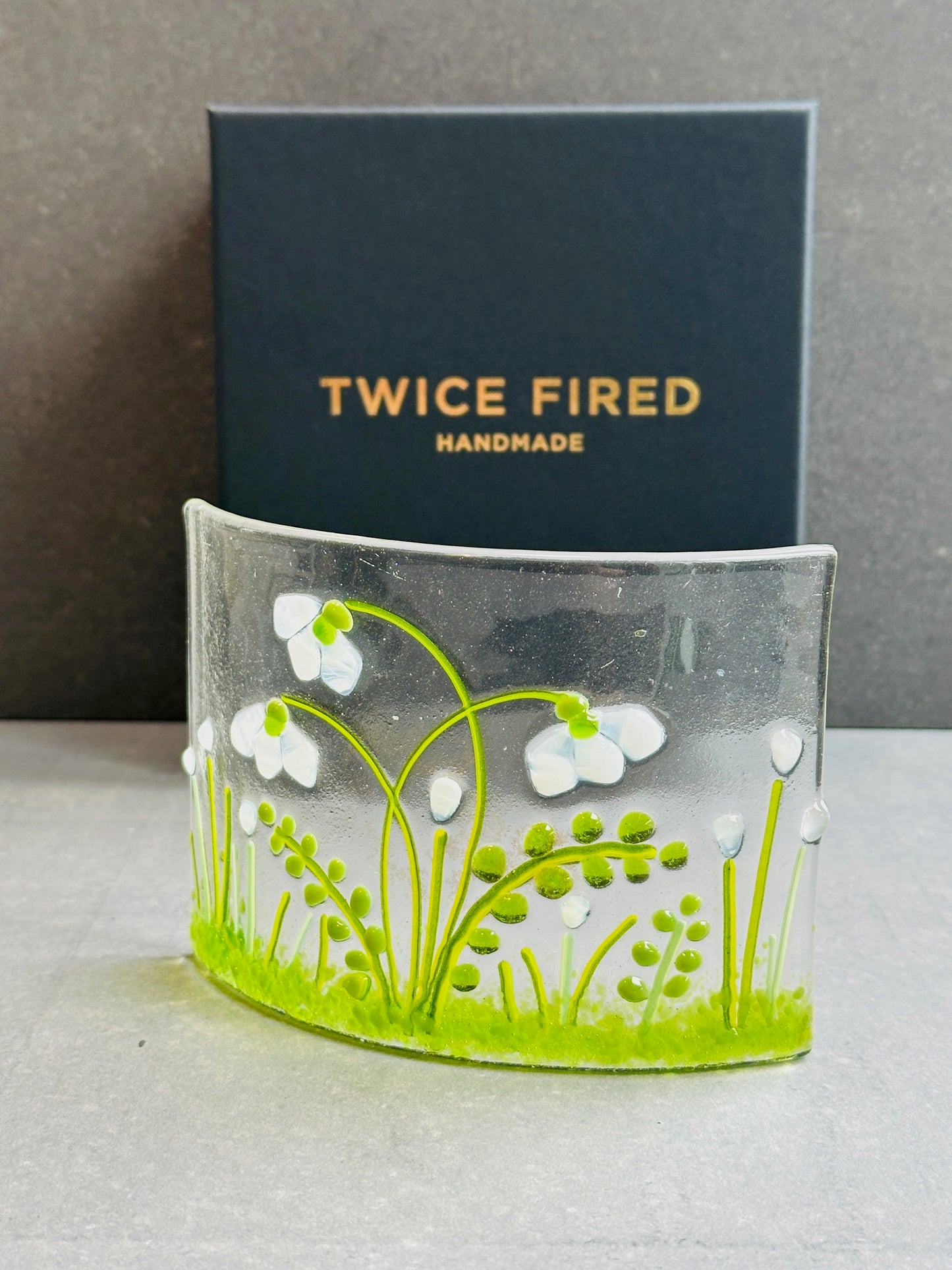 Snowdrop glass medium curve