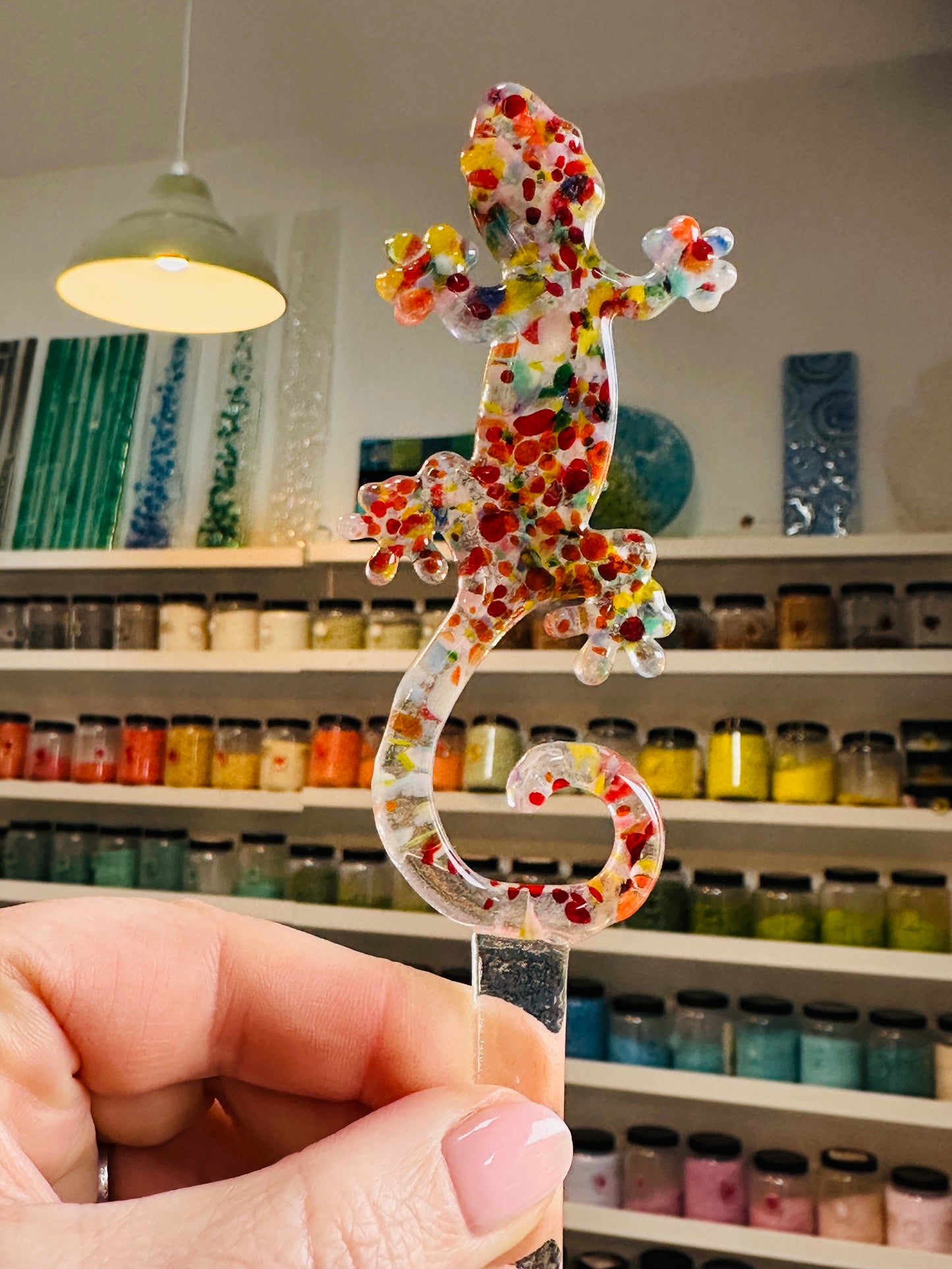 SALE Gecko plant pot decoration