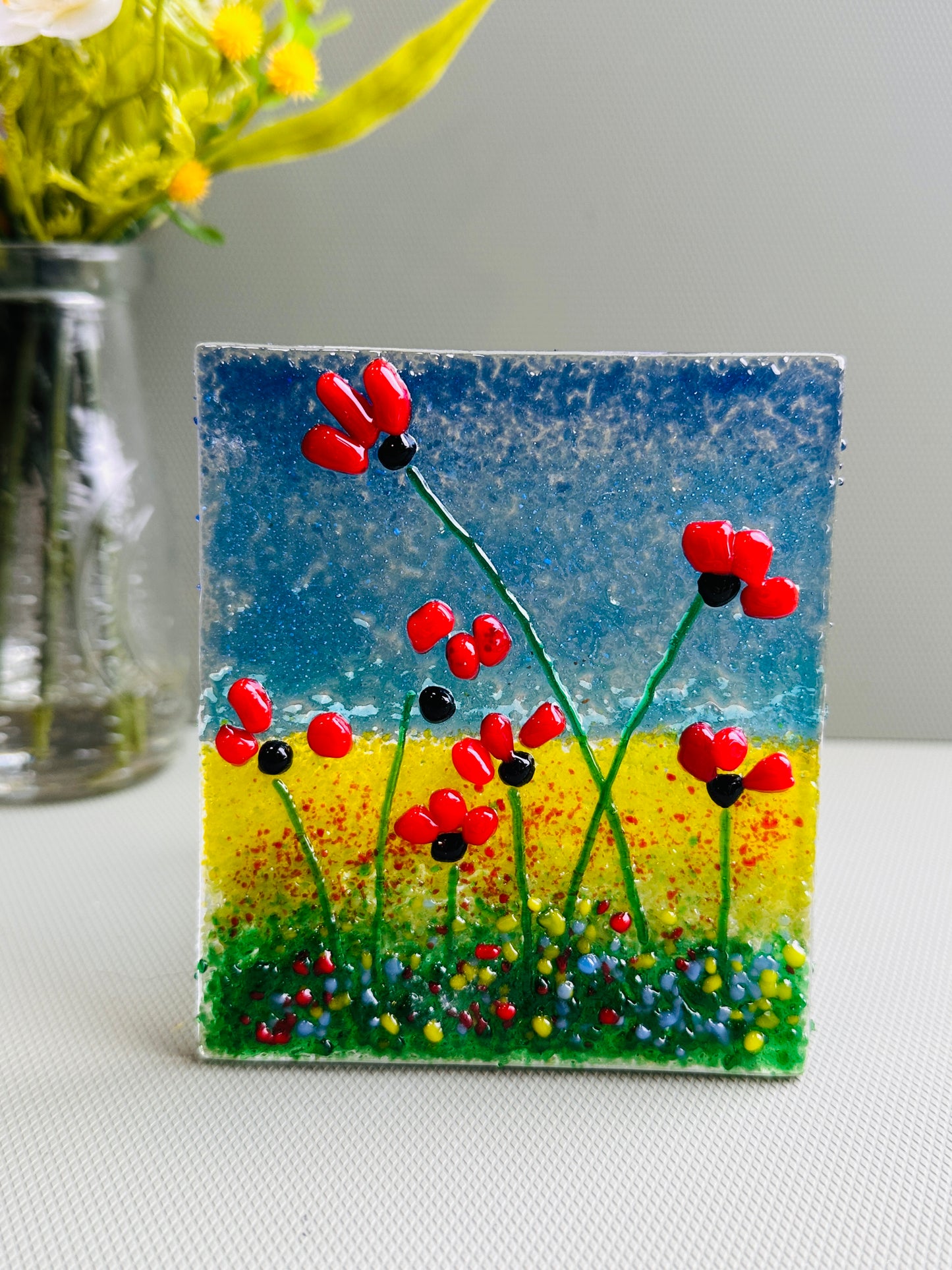 SALE Poppy Tea light