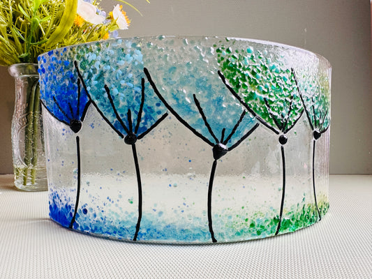 SALE Blue allium Large Curve