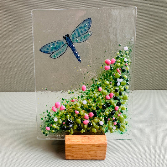 SALE Dragonfly panel and stand 1