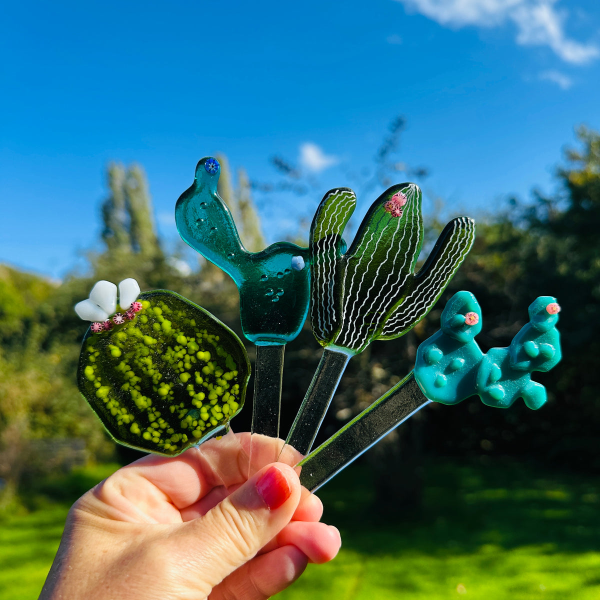 cactus plant pot stakes bundle - Supper Seconds