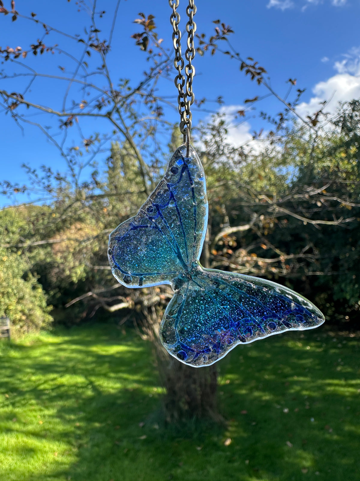 Butterfly glass hanging  - Super Seconds