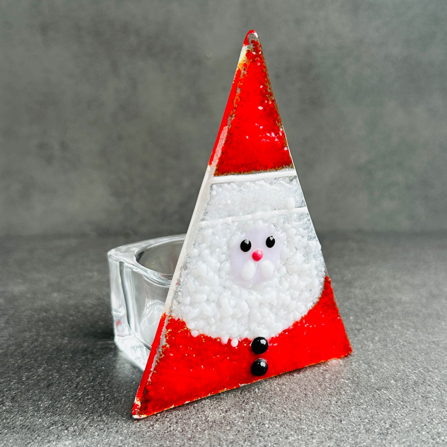 SALE Santa Christmas Tea Light Holder