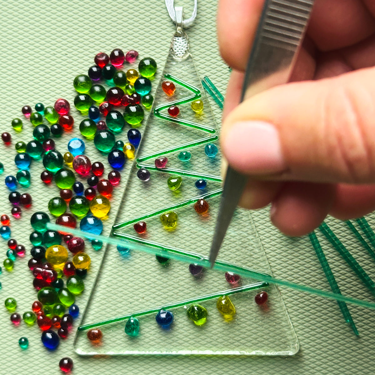Make Your Own Fused Glass Christmas Tree Kit