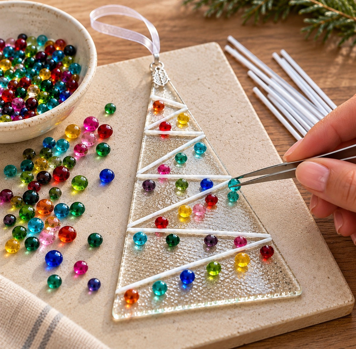 Make Your Own Fused Glass Christmas Tree Kit