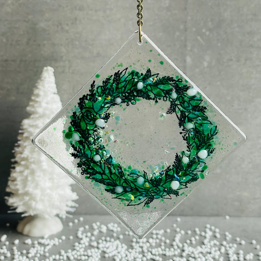 Christmas Garland Tree Decoration - White Berry
