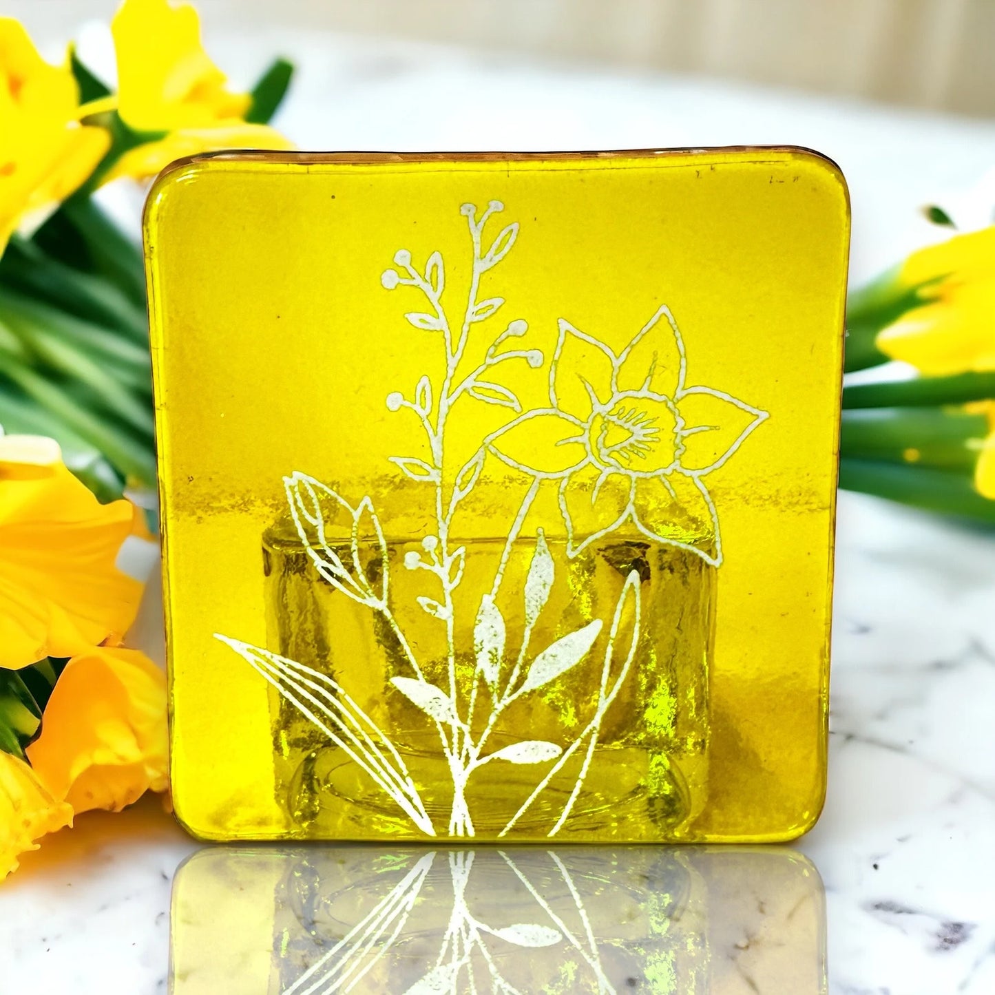 March Daffodil - Tea Light