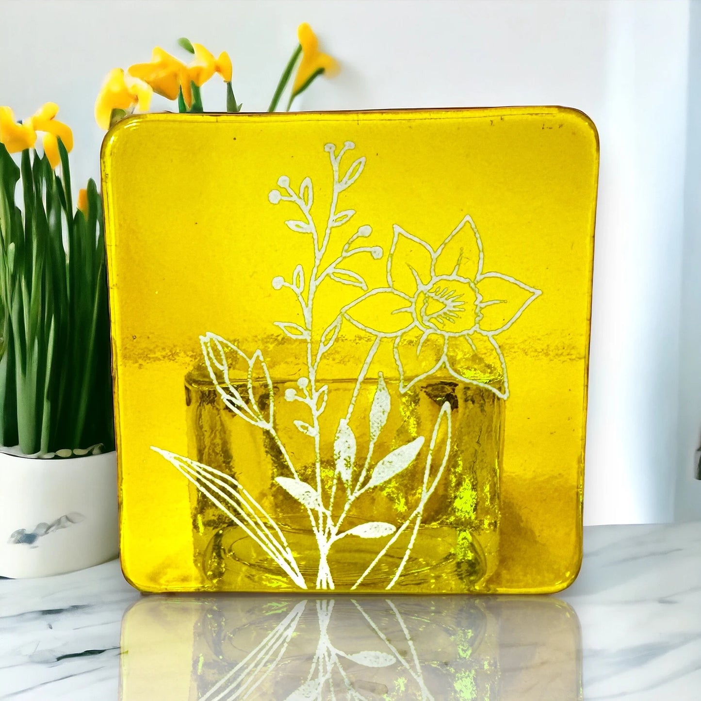 March Daffodil - Tea Light