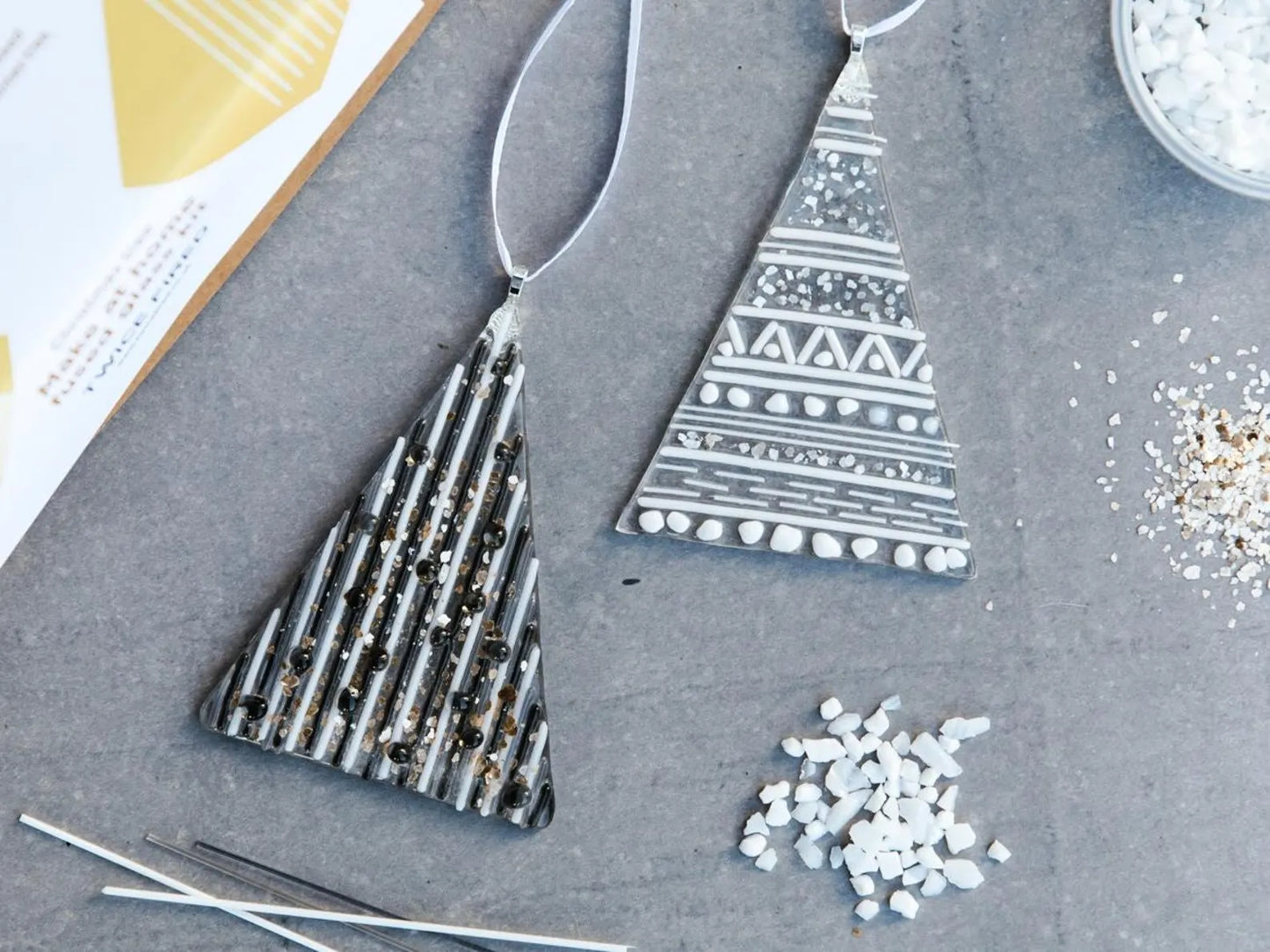 White and Grey Christmas Tree Kit