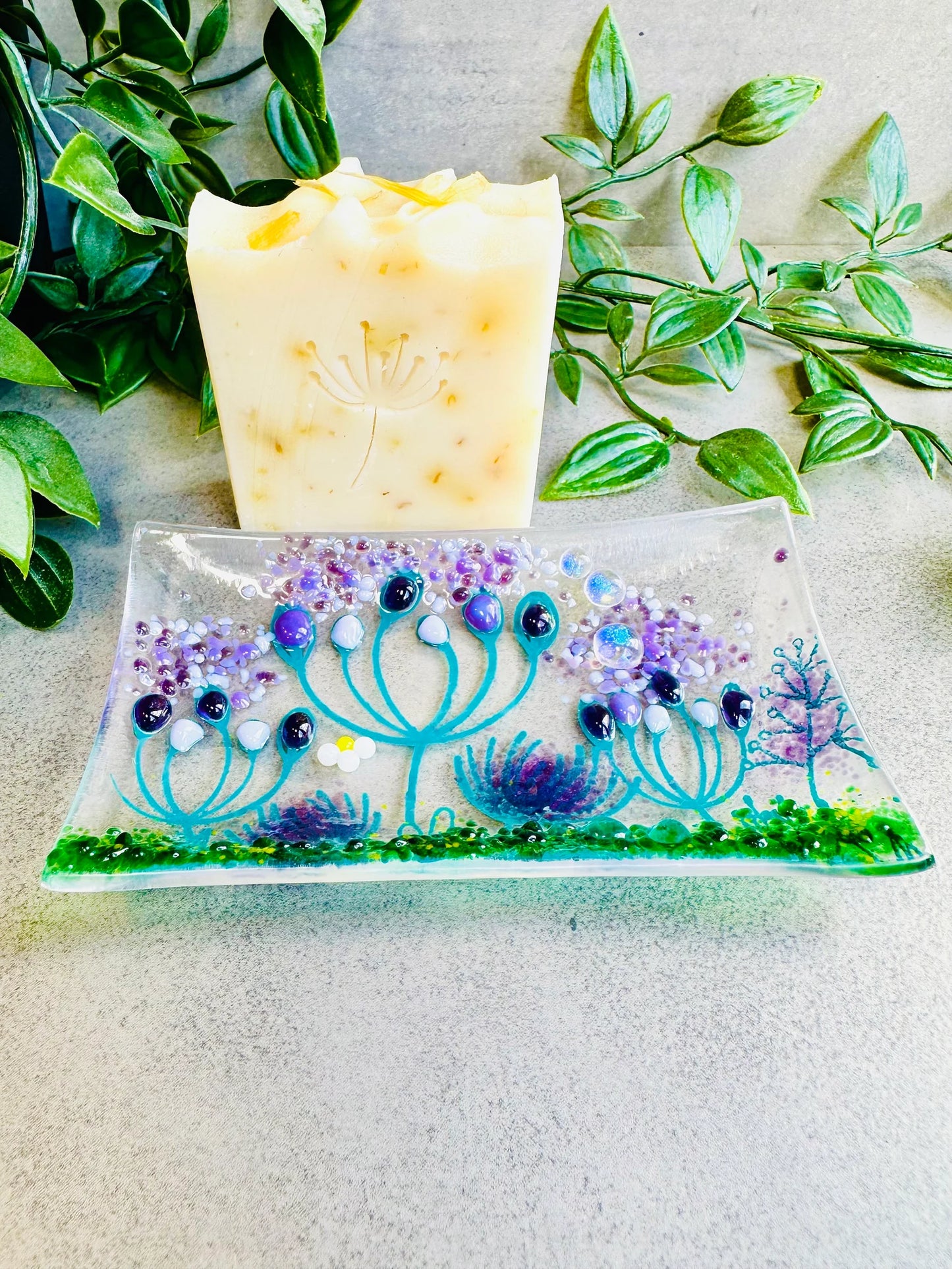 Purple Soap Dish