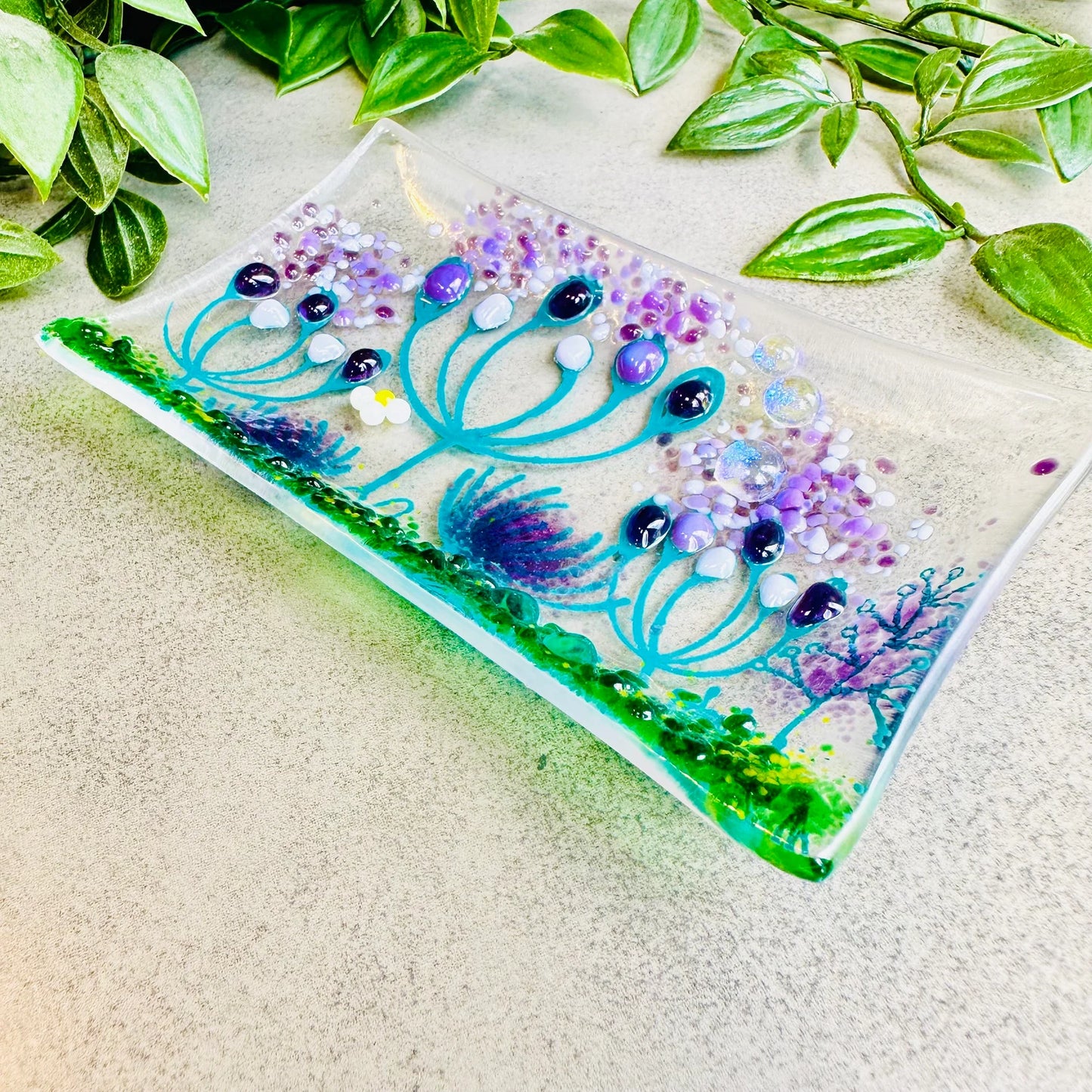 Purple Soap Dish