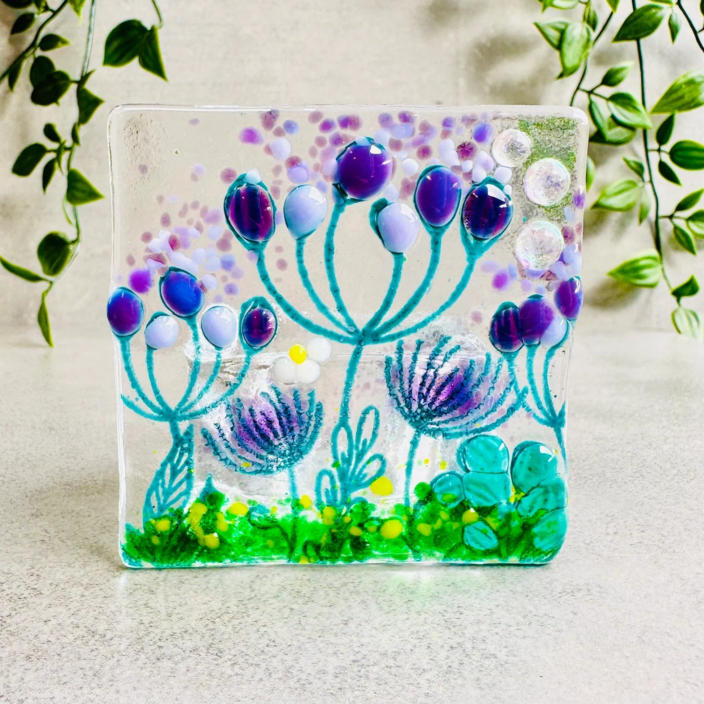 Purple Tea Light