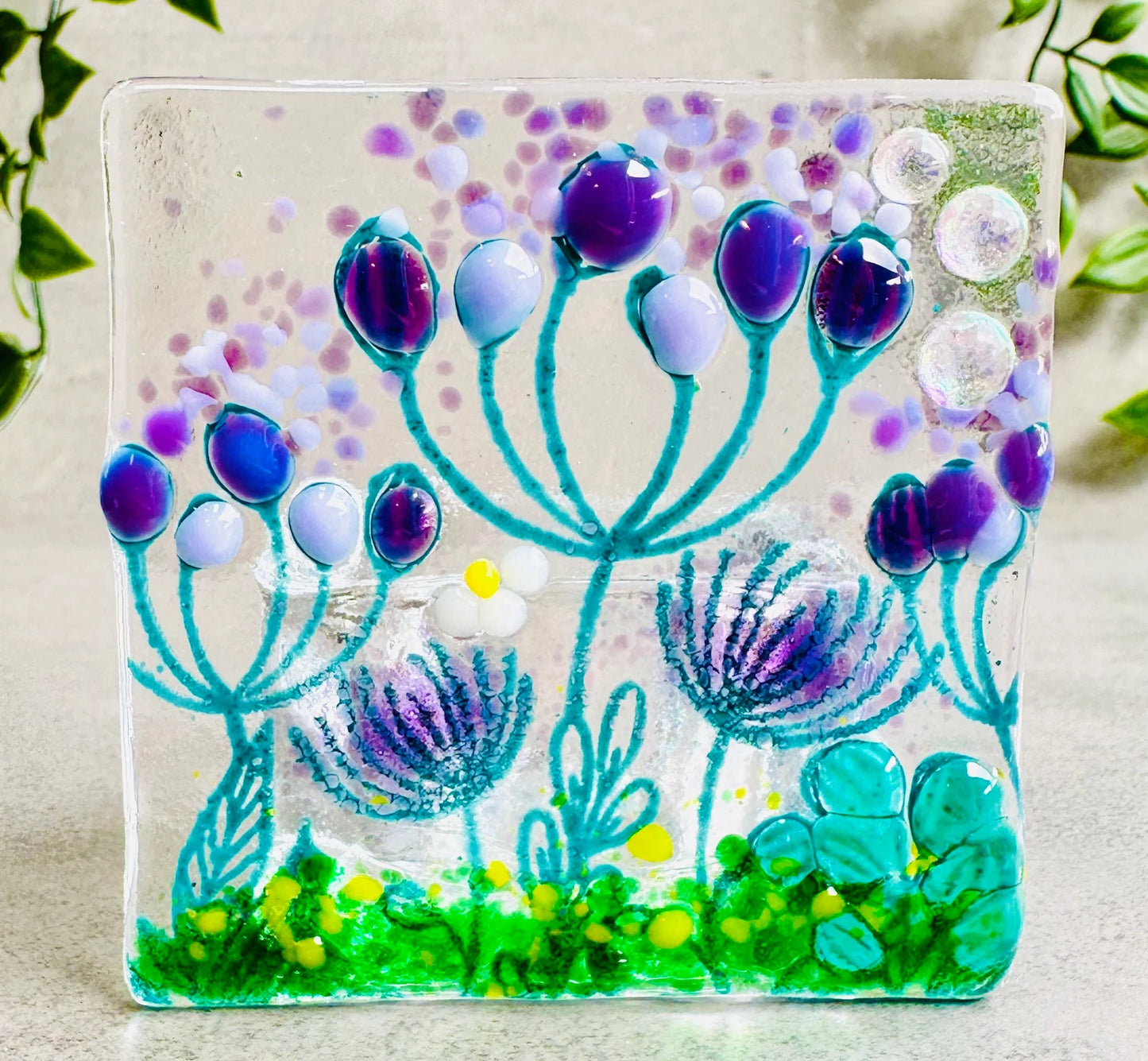 Purple Tea Light