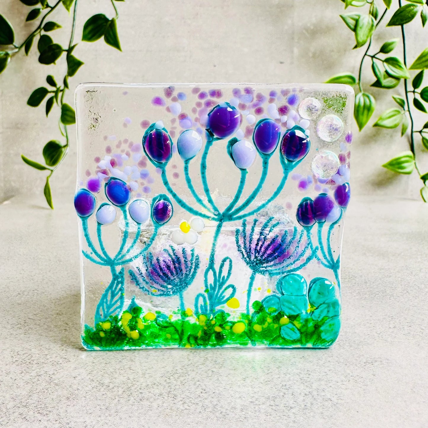 Purple Tea Light