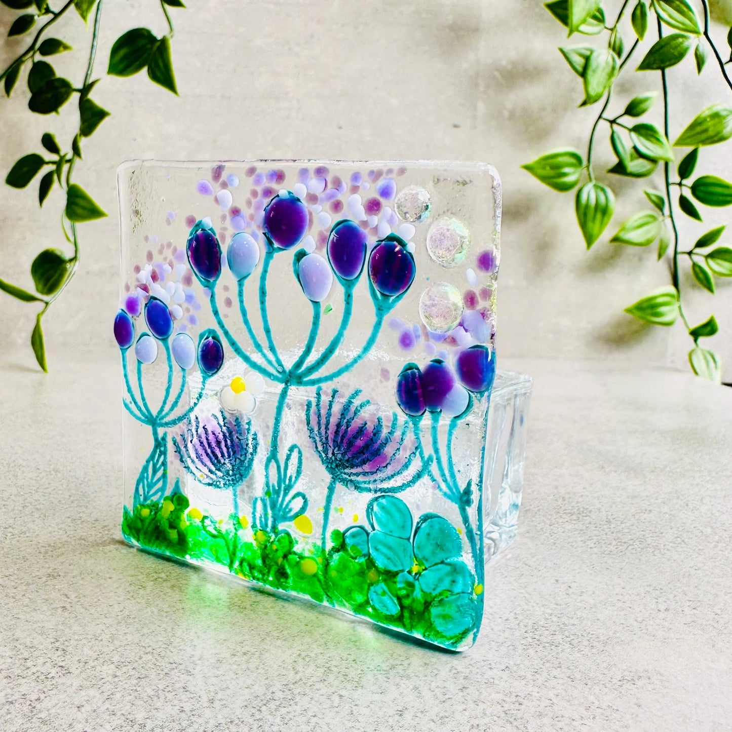 Purple Tea Light