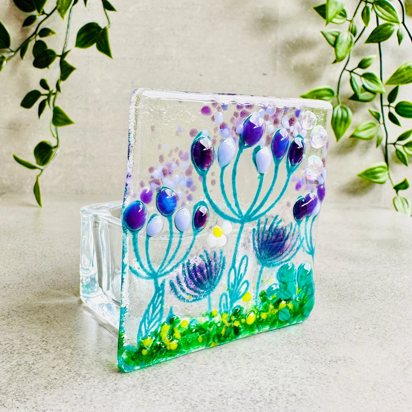 Purple Tea Light