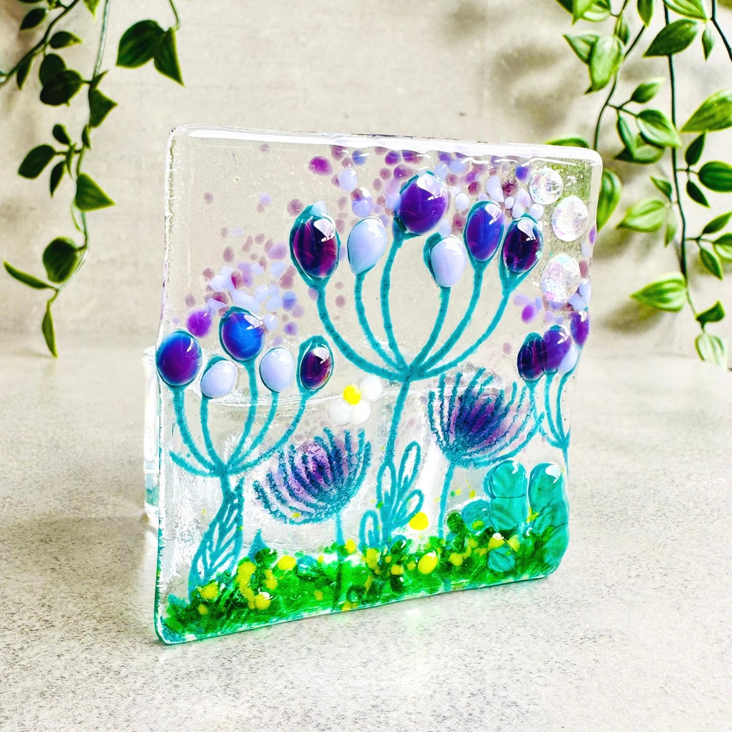 Purple Tea Light